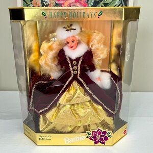 1996 Happy Holidays Barbie Doll Special Edition Mattel NEW in Box
